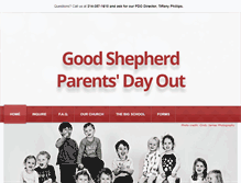 Tablet Screenshot of goodshepherdpdo.org